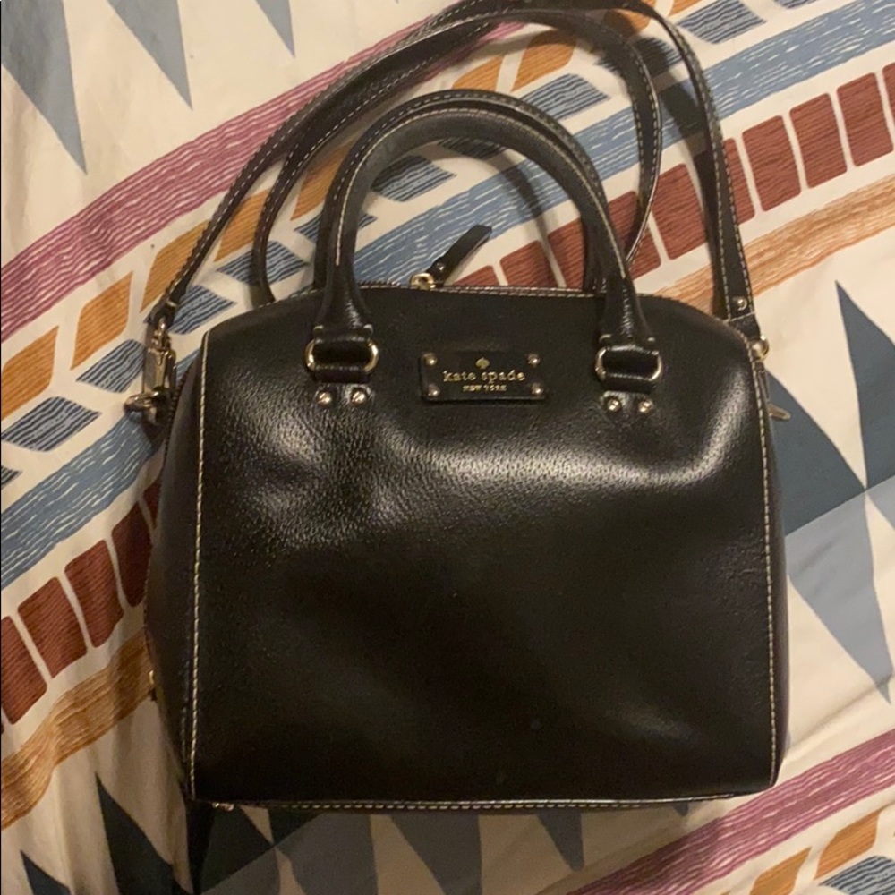 Kate spade black shell cross body